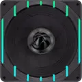 Корпусный вентилятор GAMEMAX Tornado T12 Reversed ARGB, 120мм, PWM, 800-2200 об/мин, 66.89 CFM, гидродинамический подшипник, черный