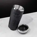 Термокружка Paladone DC Batman Travel Mug V2 PP4380BMV3, 450мл из нержавеющей стали с двойными стенками, герметичный стакан BPA-free, черный