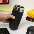 Термокружка Paladone DC Batman Travel Mug V2 PP4380BMV3, 450мл из нержавеющей стали с двойными стенками, герметичный стакан BPA-free, черный