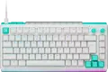 Механическая игровая клавиатура Logitech G512 X 75, белые тактильные переключатели, формат 75%, RGB-подсветка, авиационный алюминий, белая, проводная USB