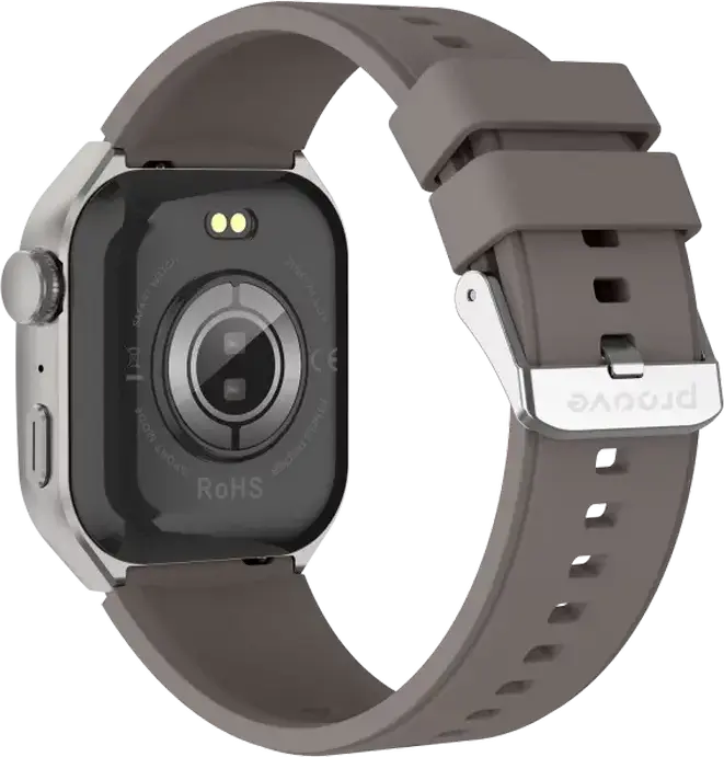 Смарт-часы Proove Moment 43мм AMOLED экран 1.85" память 32ГБ HarmonyOS Bluetooth 5.3 GPS мониторинг пульса и сна алюминиевый корпус силиконовый ремешок
