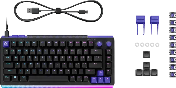 Gaming Keyboard Logitech G512 X 75 Wired, EMEA28i - 935 - Linear,Black