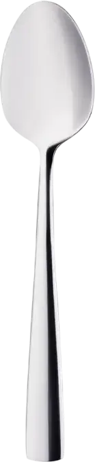 Ardesto AR1906CT Gemini Como Tea Spoon Set of 6, Stainless Steel, Mirror Polish, 137 mm, Grey, Dishwasher Safe