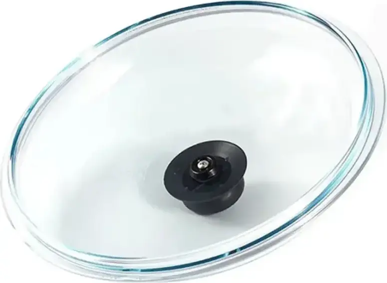 Pyrex B26CL00 Universal Lid, 26 cm, Borosilicate Glass with Black Bakelite Handle, Transparent, Dishwasher Safe, BPA-Free