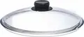 Pyrex B26CL00 Universal Lid, 26 cm, Borosilicate Glass with Black Bakelite Handle, Transparent, Dishwasher Safe, BPA-Free