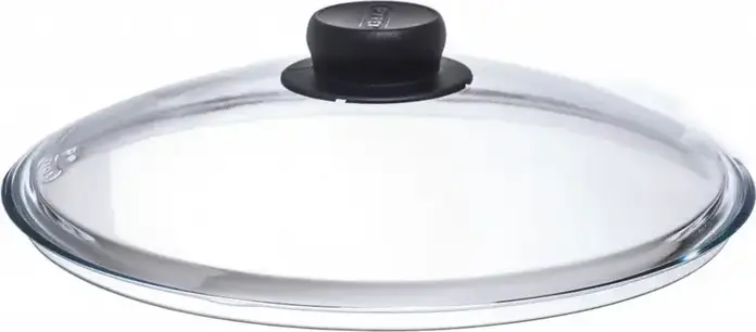 Pyrex B26CL00 Universal Lid, 26 cm, Borosilicate Glass with Black Bakelite Handle, Transparent, Dishwasher Safe, BPA-Free