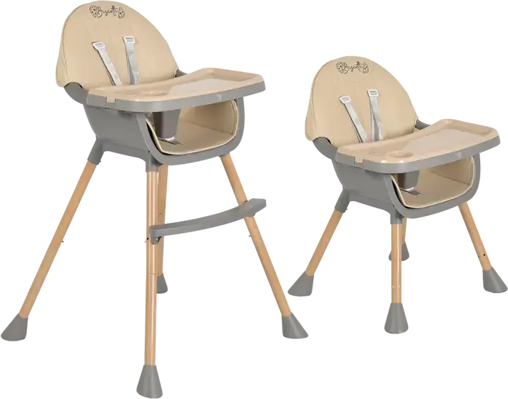 Scaun de Toaleta Moni Biscotti 2-in-1, Scaun pentru Copii si Toddler, Centura de Siguranta in 5 Puncte, Tava Dubla Detasabila, Piele PU, Picioare Efect Lemn