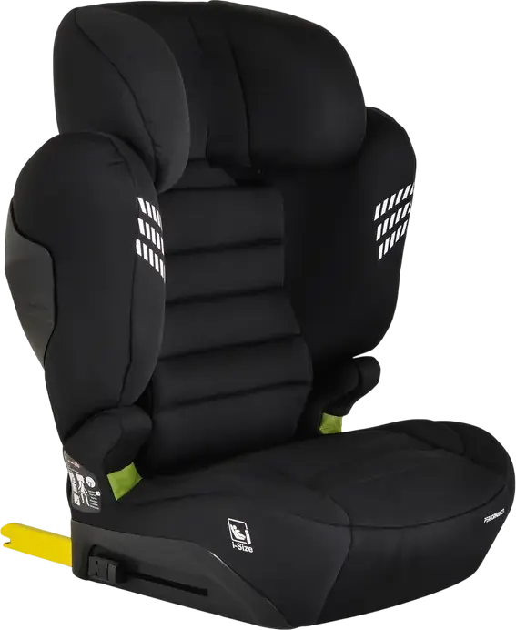 Scaun Auto Cangaroo Moni Performance Grupa 3 i-Size, Fixare Isofix, Cu Privire in Fata, 100-150 cm, 22-36 kg, Cosmos Black