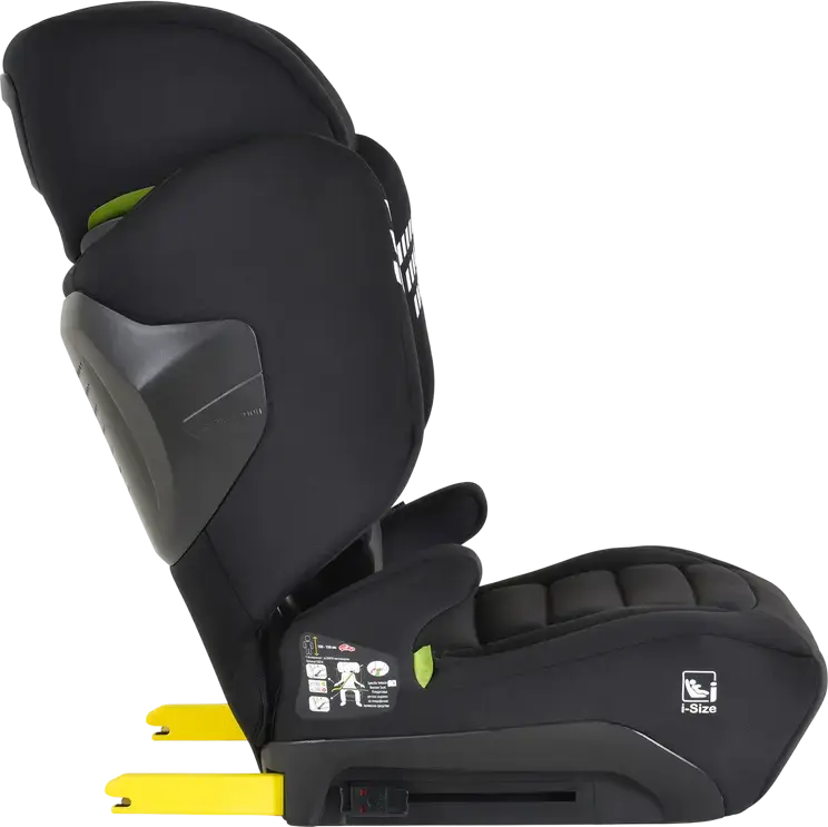 Scaun Auto Cangaroo Moni Performance Grupa 3 i-Size, Fixare Isofix, Cu Privire in Fata, 100-150 cm, 22-36 kg, Cosmos Black
