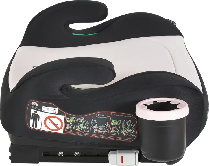 Moni I-Swift i-Size Booster Car Seat, Group 3, 22-36 kg, 125-150 cm, Isofix Fixing System, 3-Point Safety Belt, with Cup Holder, Pink