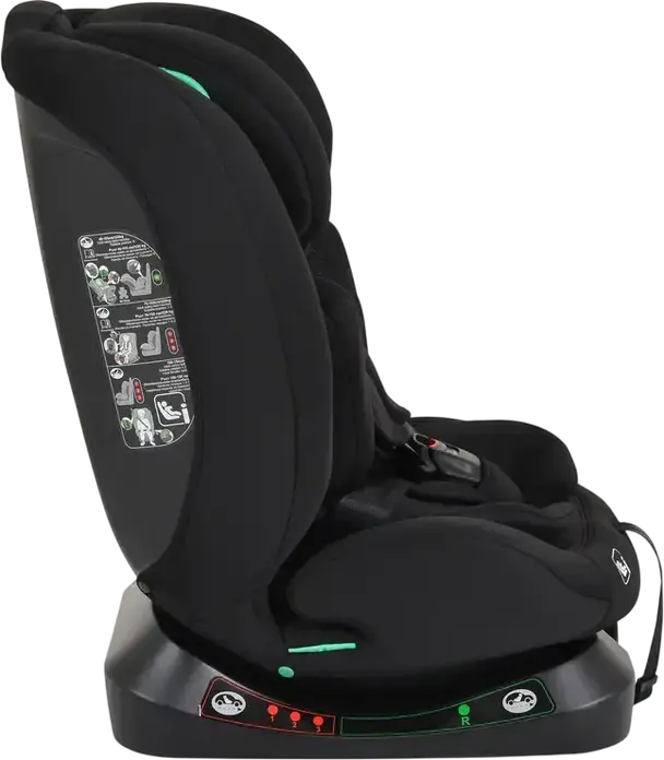 Автокресло Moni Aventura R129 i-Size 40-150 см 0-36 кг 0-12 лет, Черный, с боковой защитой Side Guard и подголовником на 17 позиций