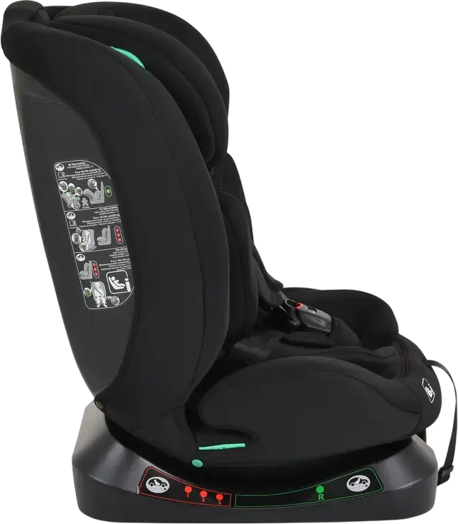 Автокресло Moni Aventura R129 i-Size 40-150 см 0-36 кг 0-12 лет, Черный, с боковой защитой Side Guard и подголовником на 17 позиций