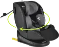 Scaun Auto Universal Cangaroo Castor i-Size 360, Gri, 0-36 kg, 40-150 cm, 0-12 Ani, ISOFIX, Rotire 360 Grade, Standard de Siguranta R129, Protectie Impact Lateral