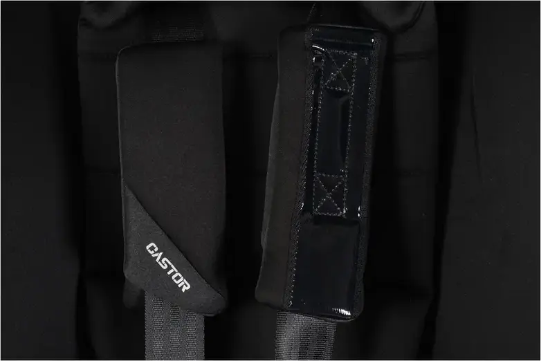Scaun Auto Universal Cangaroo Castor i-Size 360, Gri, 0-36 kg, 40-150 cm, 0-12 Ani, ISOFIX, Rotire 360 Grade, Standard de Siguranta R129, Protectie Impact Lateral