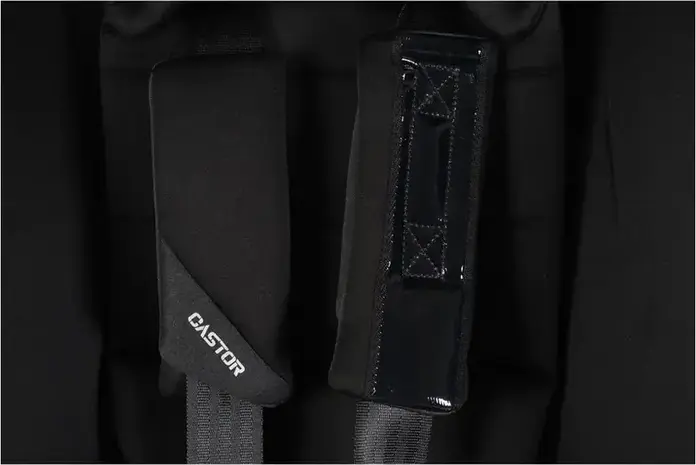 Scaun Auto Universal Cangaroo Castor i-Size 360, Gri, 0-36 kg, 40-150 cm, 0-12 Ani, ISOFIX, Rotire 360 Grade, Standard de Siguranta R129, Protectie Impact Lateral