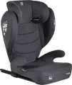 Scaun Auto Moni i-Race Grupa 3, 22-36 kg, 100-150 cm, i-Size R129, Fixare Isofix si Centura, Booster cu Spatar Ajustabil, Gri Piatra