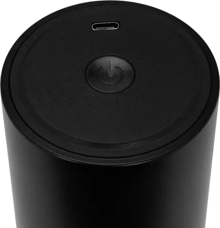 Huslog CoffeeSmash HUS1064 Wireless Electric Coffee Grinder, Stainless Steel Burrs, 25g Capacity, USB-C Charging, Adjustable Grind, Black
