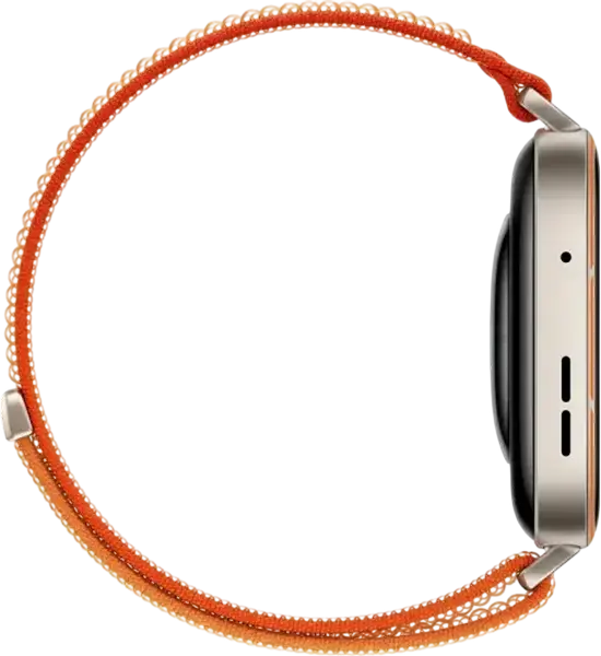 Huawei Watch Fit 5 Pro Smartwatch, Orange, 1.92" AMOLED Display, Titanium Alloy Bezel, Sapphire Glass, ECG, GPS L1+L5, 5 ATM & 40m Diving, IP6X