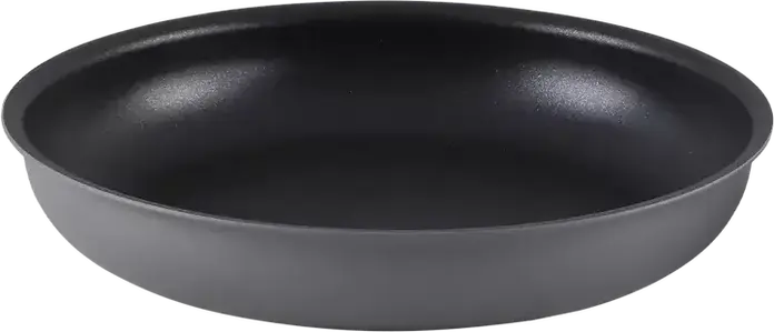 Set de 3 piese tiganilor Polaris Stein-3D din aluminiu non-stick, tiganilor de 20cm si 26cm cu maner Bakelite detasabil, gri