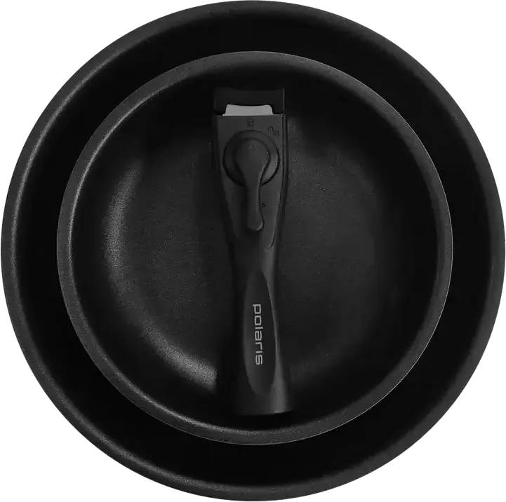 Set de 3 piese tiganilor Polaris Stein-3D din aluminiu non-stick, tiganilor de 20cm si 26cm cu maner Bakelite detasabil, gri