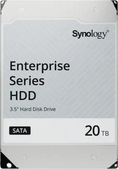 Synology HAT5320-20T Enterprise 3.5" SATA-3 HDD 20TB 7200RPM 512MB Cache CMR RAID-safe Hard Drive for NAS