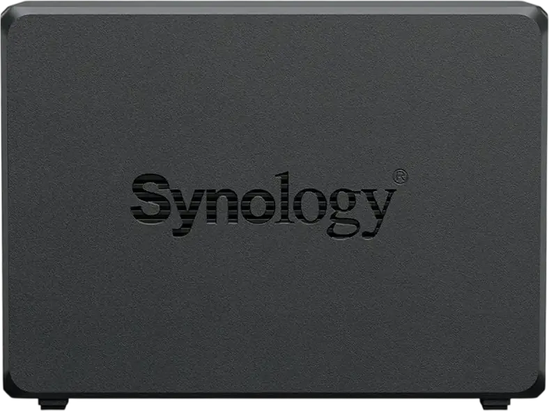 Synology DS725+ NAS DiskStation cu 2 bay-uri, AMD Ryzen R1600 2-Core 3.1GHz, 4GB RAM DDR4 ECC, 2 sloturi M.2 NVMe, Port 2.5GbE, Negru