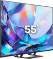 Смарт-телевизор Hisense 55A7S QLED 55 дюймов, 4K UHD 3840x2160, HDR10+, Dolby Vision, VIDAA U OS, AI 4K Upscaler, Dolby Atmos, 3x HDMI 2.1, Черный