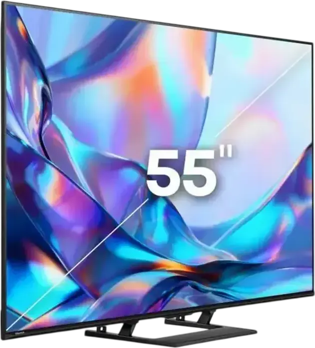 Смарт-телевизор Hisense 55A7S QLED 55 дюймов, 4K UHD 3840x2160, HDR10+, Dolby Vision, VIDAA U OS, AI 4K Upscaler, Dolby Atmos, 3x HDMI 2.1, Черный