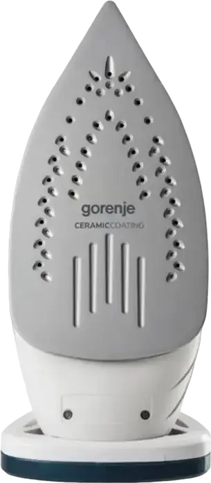 Gorenje SteamCarePro SIH2600BLC Steam Iron, 2600W, Metaloceramic Soleplate, 350ml Tank, Vertical Steam, Anti-Drip, Anti-Calc, AutoOff, Blue