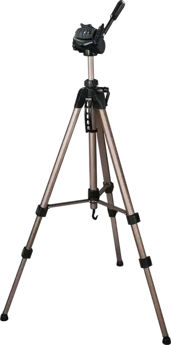 Штатив Hama Star 63 с 3-позиционной панорамной головкой, алюминий и ABS-пластик, макс. высота 166 см, нагрузка 4 кг, с крюком центральной колонны, бежевый