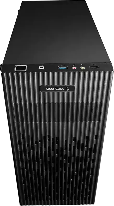 Корпус для ПК Deepcool MATREXX 30 SI Mini-Tower, черный, Micro ATX, Mini-ITX, сталь SPCC, 1 вентилятор 120мм сзади, 1x USB 3.0, 405.8x193x378.2мм