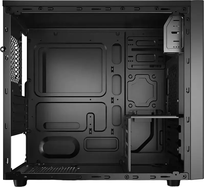 Корпус для ПК Deepcool MATREXX 30 SI Mini-Tower, черный, Micro ATX, Mini-ITX, сталь SPCC, 1 вентилятор 120мм сзади, 1x USB 3.0, 405.8x193x378.2мм
