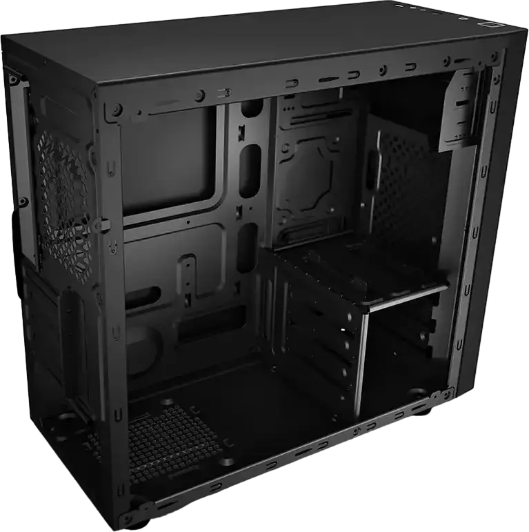 Корпус для ПК Deepcool MATREXX 30 SI Mini-Tower, черный, Micro ATX, Mini-ITX, сталь SPCC, 1 вентилятор 120мм сзади, 1x USB 3.0, 405.8x193x378.2мм