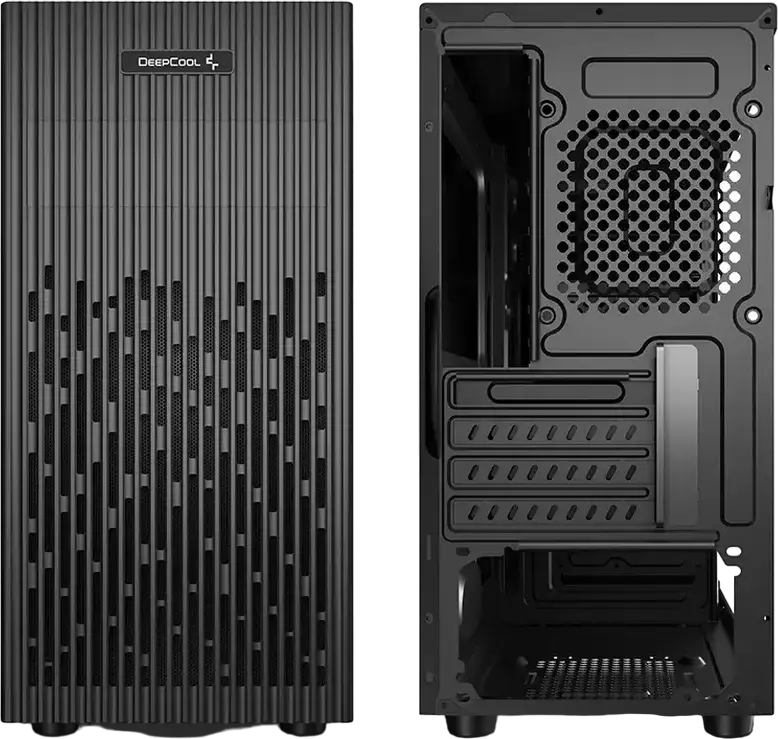 Корпус для ПК Deepcool MATREXX 30 SI Mini-Tower, черный, Micro ATX, Mini-ITX, сталь SPCC, 1 вентилятор 120мм сзади, 1x USB 3.0, 405.8x193x378.2мм