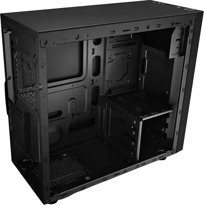 Корпус для ПК Deepcool MATREXX 30 SI Mini-Tower, черный, Micro ATX, Mini-ITX, сталь SPCC, 1 вентилятор 120мм сзади, 1x USB 3.0, 405.8x193x378.2мм
