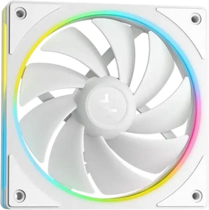 Deepcool LM360 AIO Liquid CPU Cooler, White, 360mm Aluminum Radiator, 2.4-inch IPS LCD Screen, 3x 120mm ARGB Fans, Intel LGA 1851/1700/1200/115x, AMD AM5/AM4