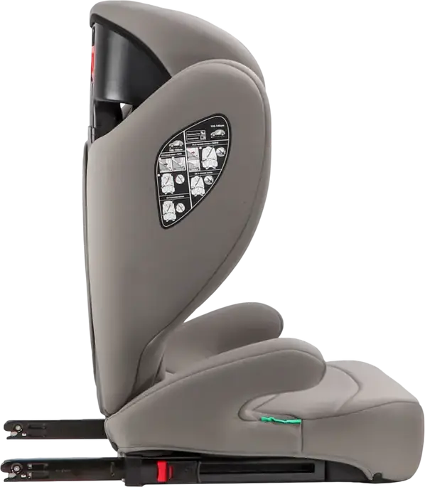 Moni i-Race High-Back Booster Seat, R129 i-Size, 100-150 cm, 22-36 kg, Group 3, Isofix and Belt Fixing, Removable Backrest, Adjustable Headrest