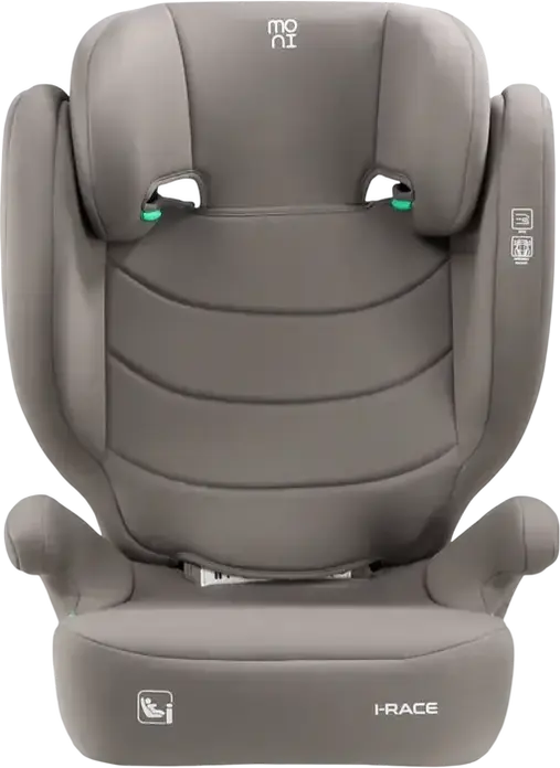 Moni i-Race High-Back Booster Seat, R129 i-Size, 100-150 cm, 22-36 kg, Group 3, Isofix and Belt Fixing, Removable Backrest, Adjustable Headrest