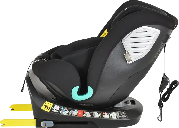 Moni Serengeti 360 Rotating Car Seat, i-Size, Group 0+/1/2/3, 0-36 kg, 40-150 cm, Isofix with Support Leg, 5-Point Safety Belt, Head Protect System
