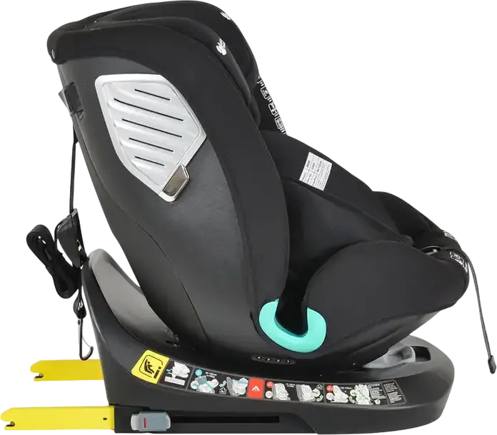 Moni Serengeti 360 Rotating Car Seat, i-Size, Group 0+/1/2/3, 0-36 kg, 40-150 cm, Isofix with Support Leg, 5-Point Safety Belt, Head Protect System