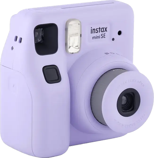 Camera Instant Fujifilm Instax Mini SE, Violet, Control Manual al Expunerii, Bliț cu Declanșare Constantă, Raza Blițului 0.6m-22m, Format Print 86x54mm