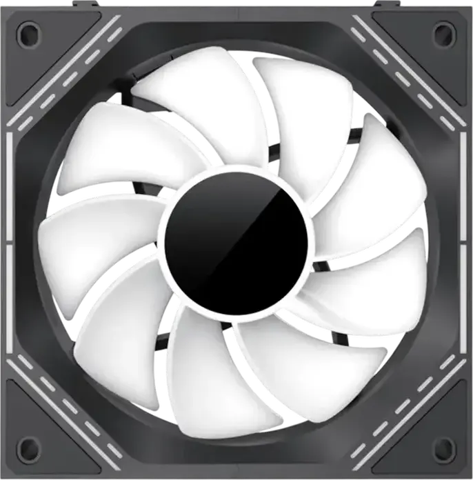 Kit Ventilator Geamana Gamemax FN12A-S3I ARGB, Negru, 120mm PWM cu Rulment Hidraulic, 800-1600 RPM, 49.54 CFM, Infinity Mirror, 3 bucati, Compatibil Aura Sync