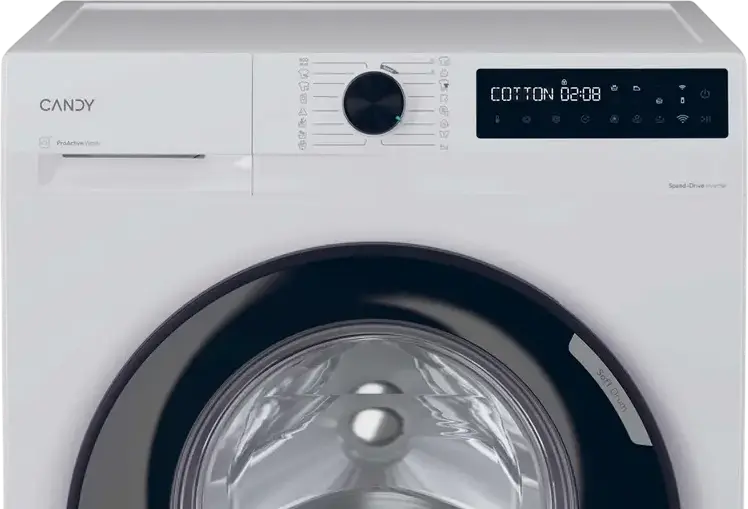 Стиральная машина Candy BR 48B6-S ProWash 500 с фронтальной загрузкой, 8кг, 1400об/мин, класс энергопотребления A, инверторный двигатель, пар, WiFi hOn