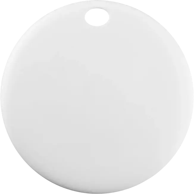 Cellularline Tracy Tag Bluetooth Tracker Set of 2, White, IP67 Waterproof, Compatible with Apple Find My and Google Find My Device, CR2032 Battery