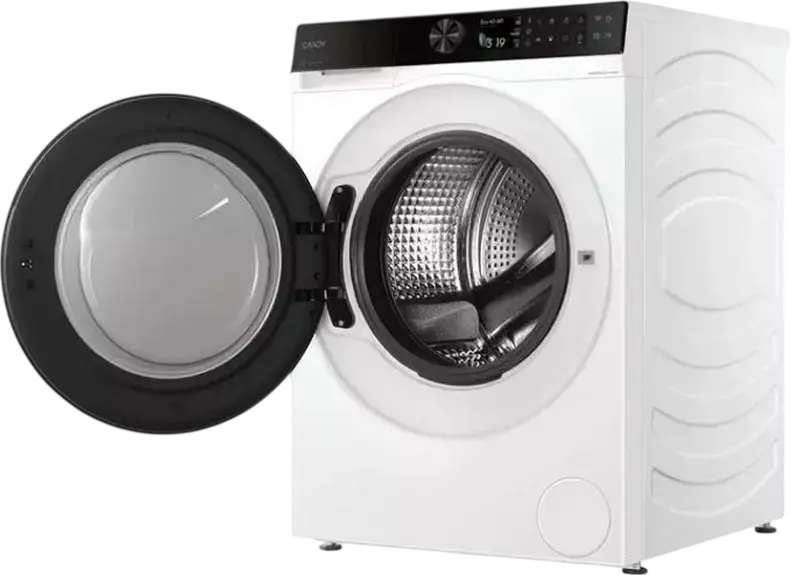 Candy BQ 48SBL10U-S Front-Load Washing Machine, 8kg, 1400 RPM, Energy Class A, Inverter Motor, Auto-dosing, Steam, hOn Smart Control, White/Black