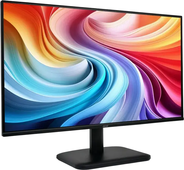 Monitor Acer EK271GBI 27 inch Full HD, Panou IPS, Rata de Refresh 120Hz, Timp de Raspuns 1ms, AMD FreeSync, Design Fara Rama, HDMI, VGA, Negru