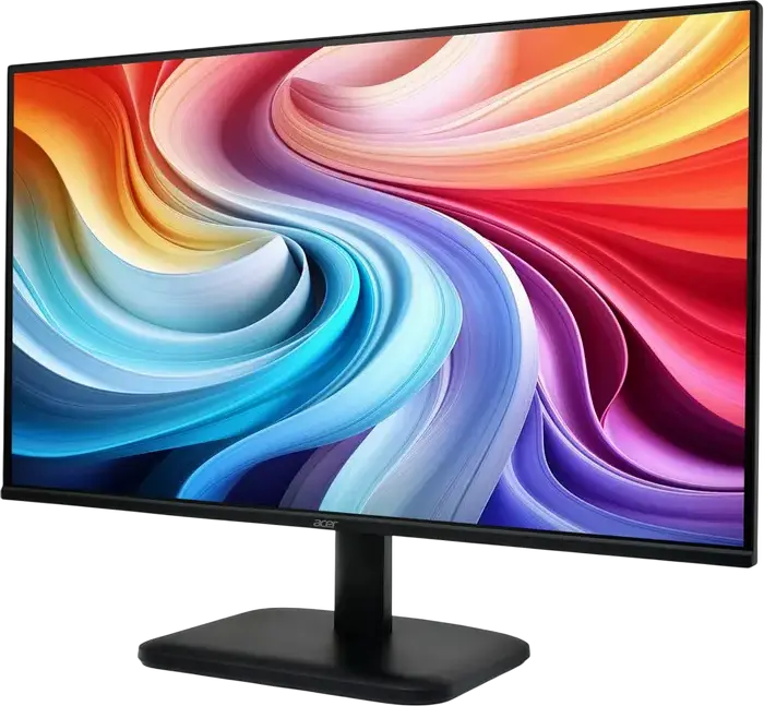 Monitor Acer EK271GBI 27 inch Full HD, Panou IPS, Rata de Refresh 120Hz, Timp de Raspuns 1ms, AMD FreeSync, Design Fara Rama, HDMI, VGA, Negru