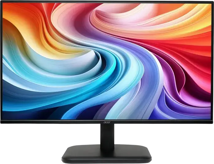 Monitor Acer EK271GBI 27 inch Full HD, Panou IPS, Rata de Refresh 120Hz, Timp de Raspuns 1ms, AMD FreeSync, Design Fara Rama, HDMI, VGA, Negru