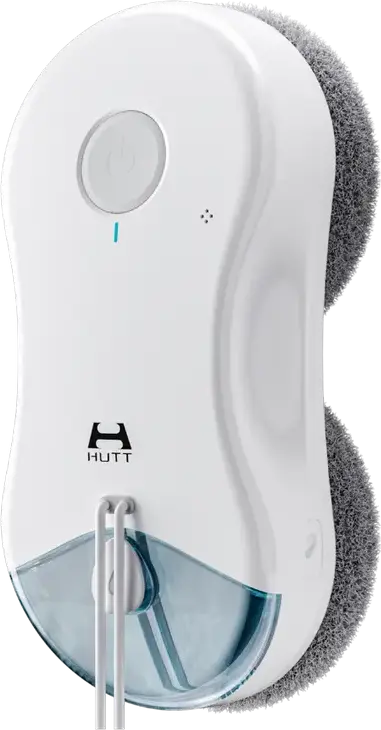 Робот для мытья окон HUTT DDC55 Pro, мощность всасывания 5400Па, интеллектуальное импульсное распыление воды, очистка краев Zero-Distance, ИБП, белый, полный набор аксессуаров