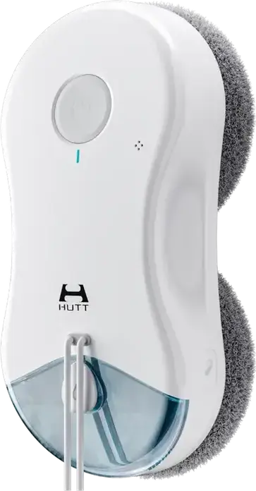 Робот для мытья окон HUTT DDC55 Pro, мощность всасывания 5400Па, интеллектуальное импульсное распыление воды, очистка краев Zero-Distance, ИБП, белый, полный набор аксессуаров